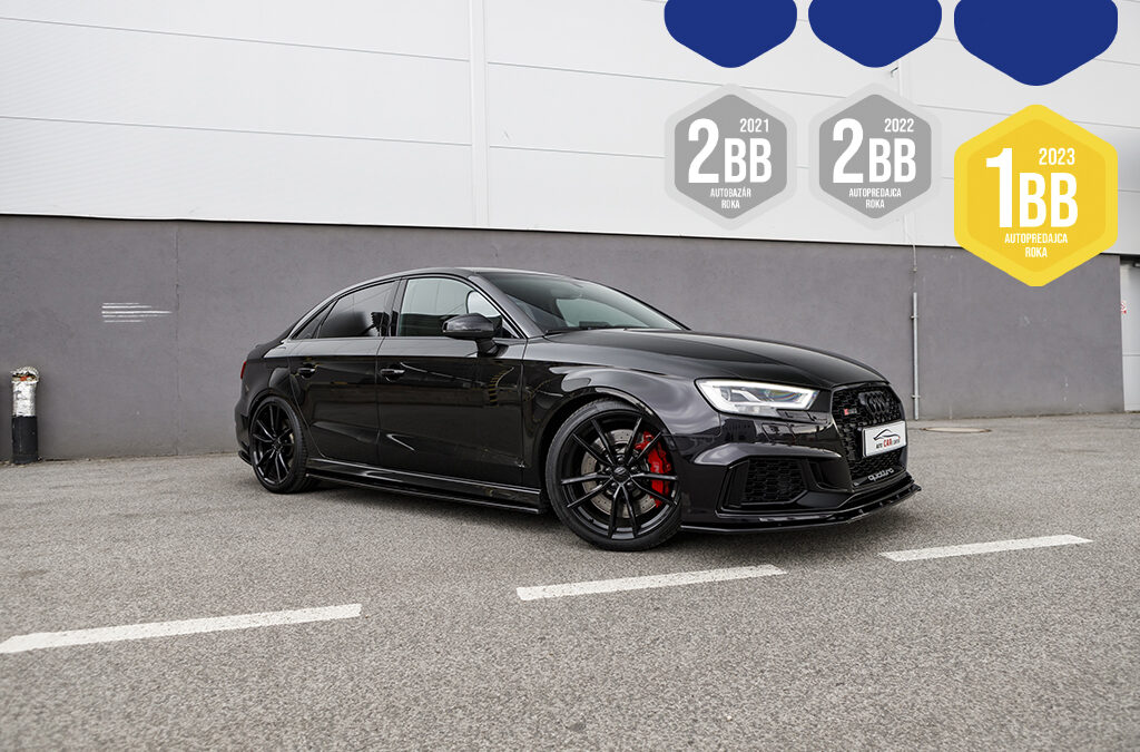Audi RS3 2.5TFSI 294kW Quattro S-tronic (2018)
